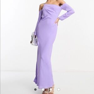NWT ASOS Asymmetric Maxi Dress One Shoulder (6)